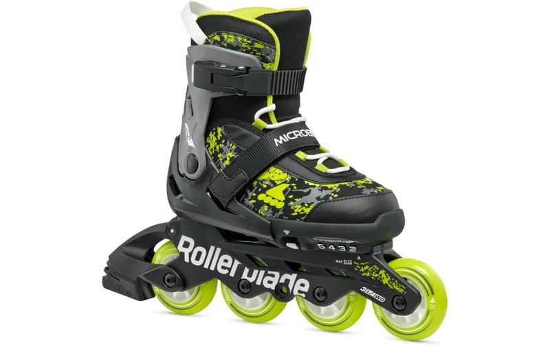 ROLLERBLADE Inline-Skates Microblade SL Schwarz/Lime, 33-36.5