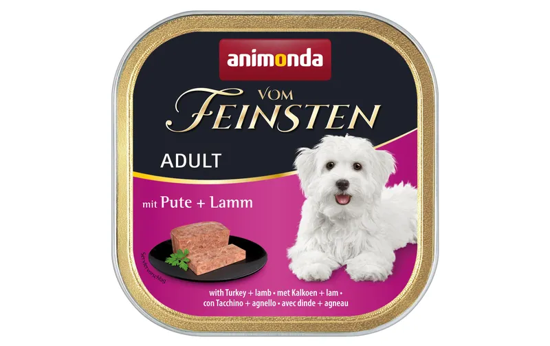 animonda Nassfutter vom Feinsten Pute & Lamm, 150 g