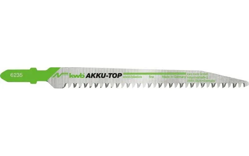 kwb Stichsägeblätter-Set Akku-Top Holz/Kunsttissu