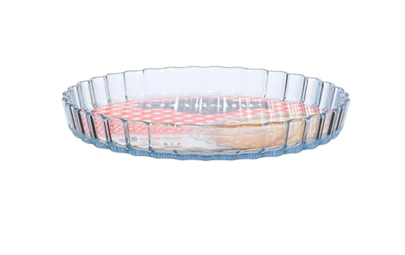 International Cookware Auflaufform 27 cm Rund, trasparente