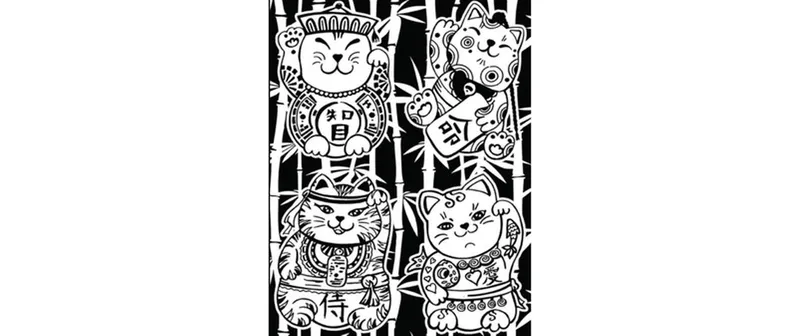Tataruga Malset Samtbild A4, Maneki-Neko