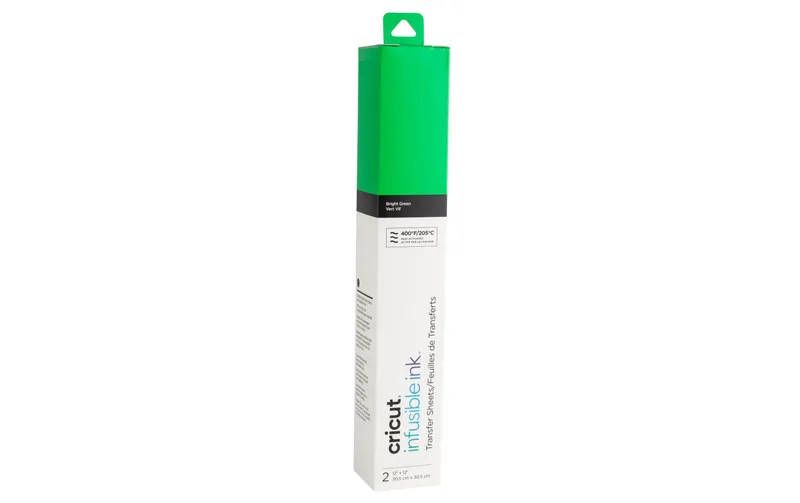 Cricut Aufbügelfolie Infusible Ink, 30.5 x 30.5 cm, 2 pièces, vert