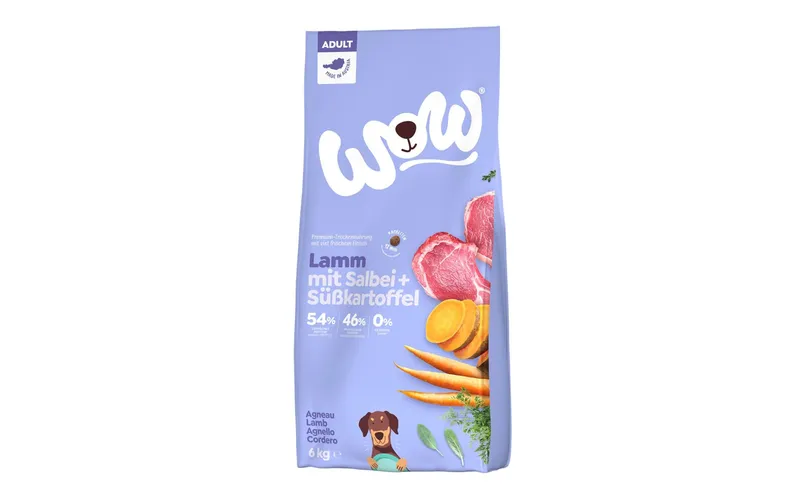 WOW Trockenfutter Minis Adult Lamm, 6 kg