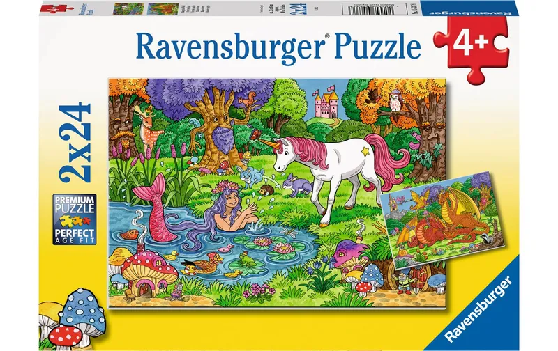 Ravensburger Puzzle Magischer Wald 2 x 24 Teile
