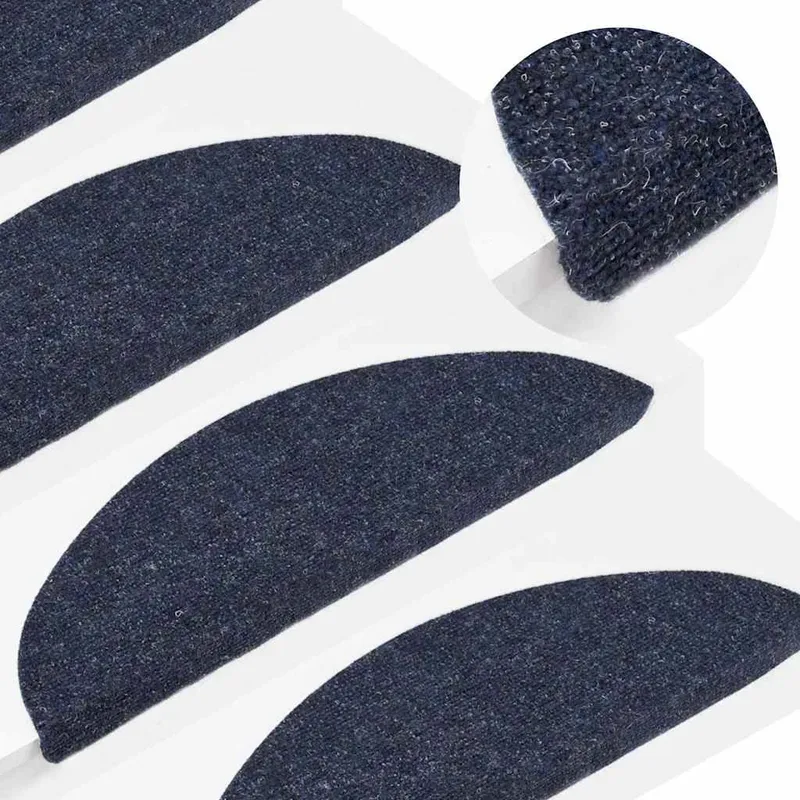 Stufenmatten Selbstklebend 15 Stk. 56x17x3 cm Blau