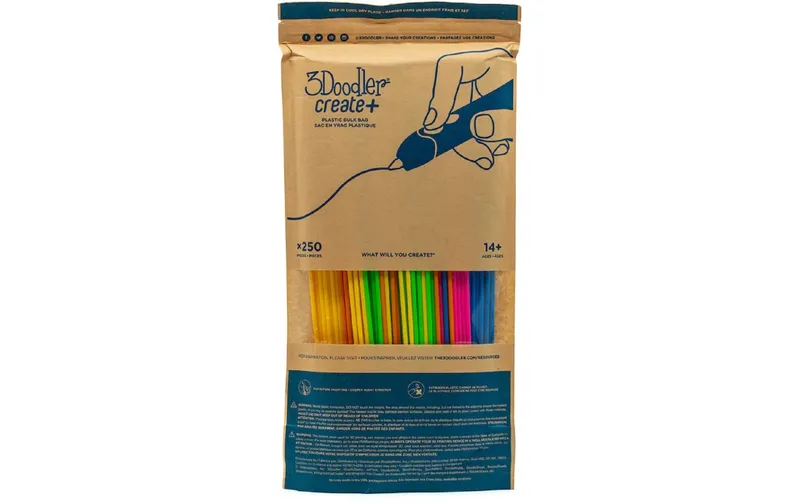 3Doodler 3D Pen Filament Start+ Neon Glow 250 pezzi
