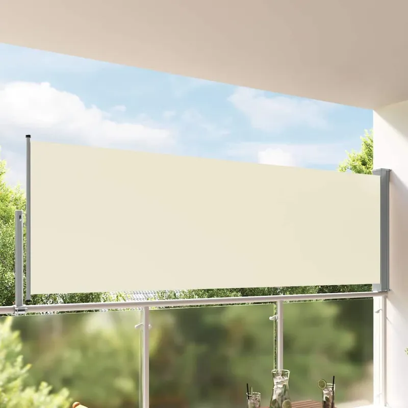 estraibile tenda laterale 120x300 cm Creme