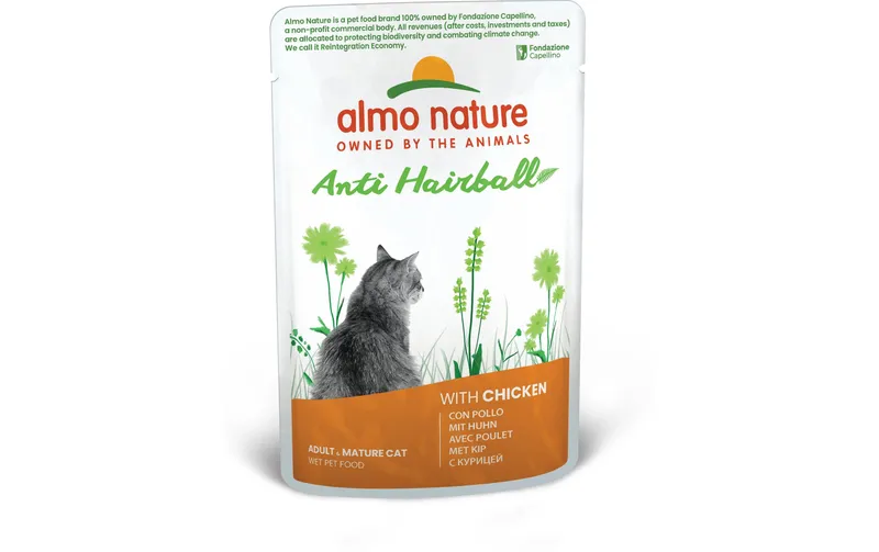 Almo naturalee Holistic Functional Cat Anti-Hairball mit Huhn 70 g