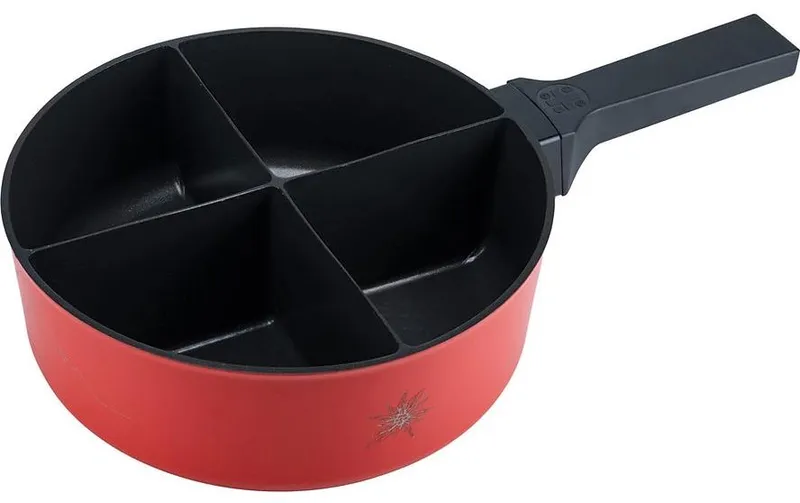 4Fondue Fondue-Caquelon rosso