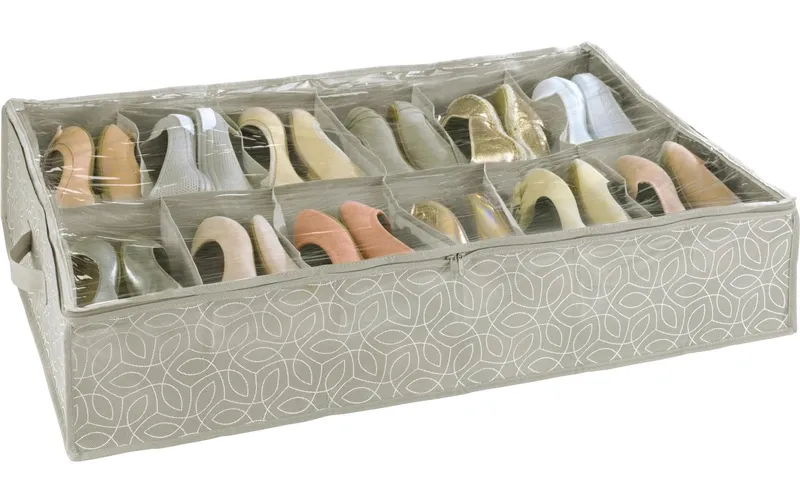 Wenko Unterbettkommode für Schuhe Balance 74 cm x 16 cm, 1 Stück