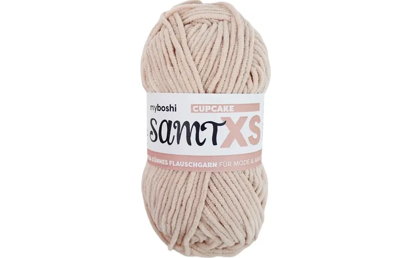 myBoshi Wolle Chenille Samt XS Cupcake