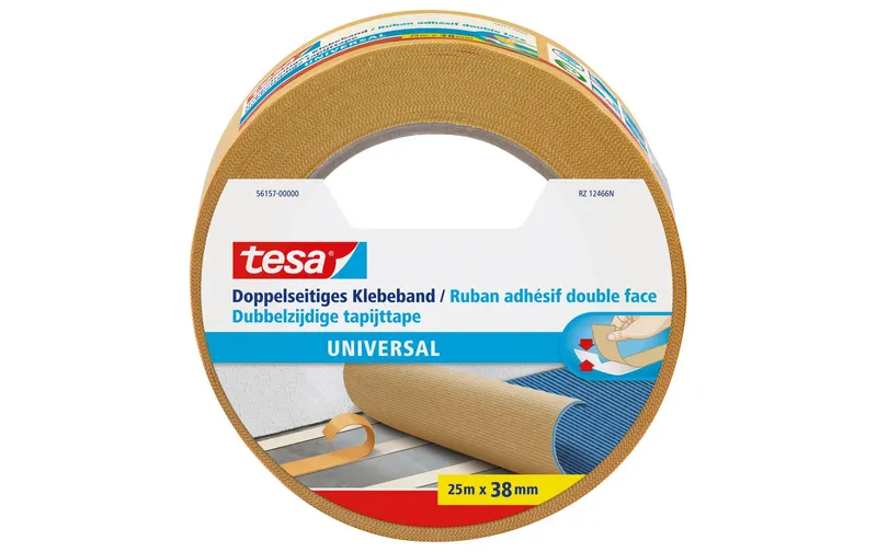 tesa Klebeband Universal, 38 mm x 25 m, Beige