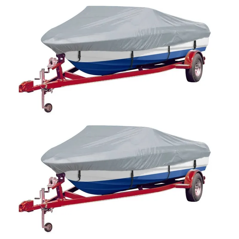 Bootspersenninge 2 Stk. Grau Länge 519-580 cm Breite 294 cm