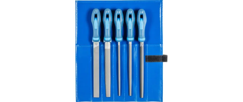 Pferd Werkstattfeilen-Set WR 5-tlg. 200 mm Hieb 2
