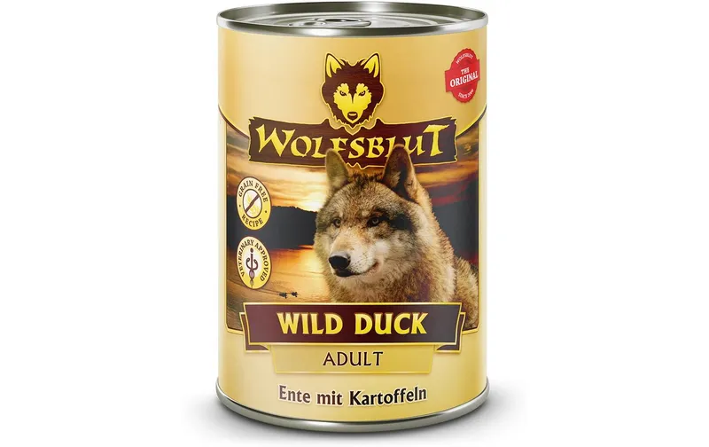 Wolfsblut Nassfutter Dog Wild Duck, 395 g