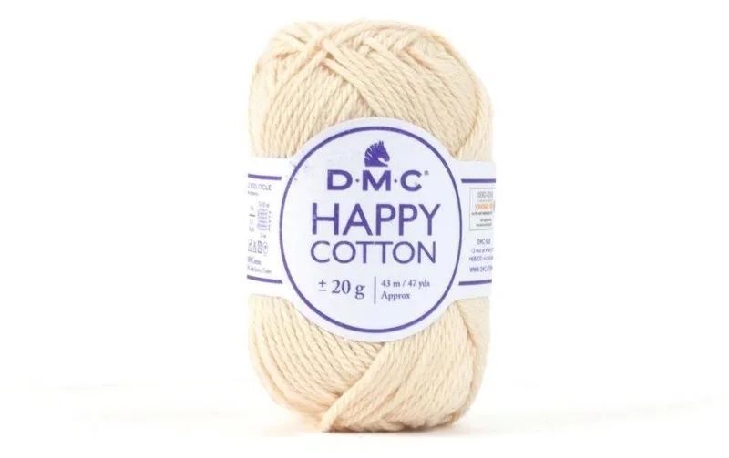 DMC Baumwollgarn naturela Happy Cotton Elfenbein