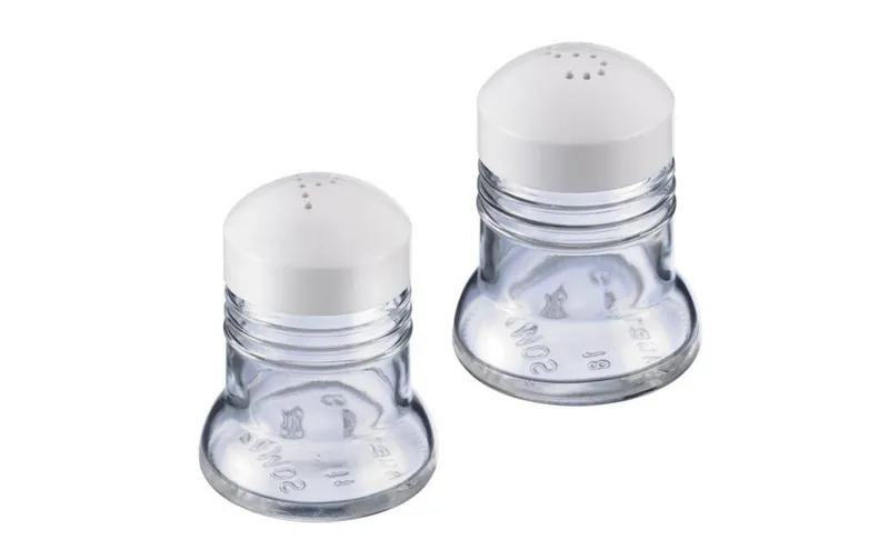 Westmark Salz- & Pfefferstreuer Paris-Standard 2-teilig, transparent