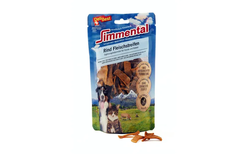 DeliBest Leckerli Simmental Rind, 90 g