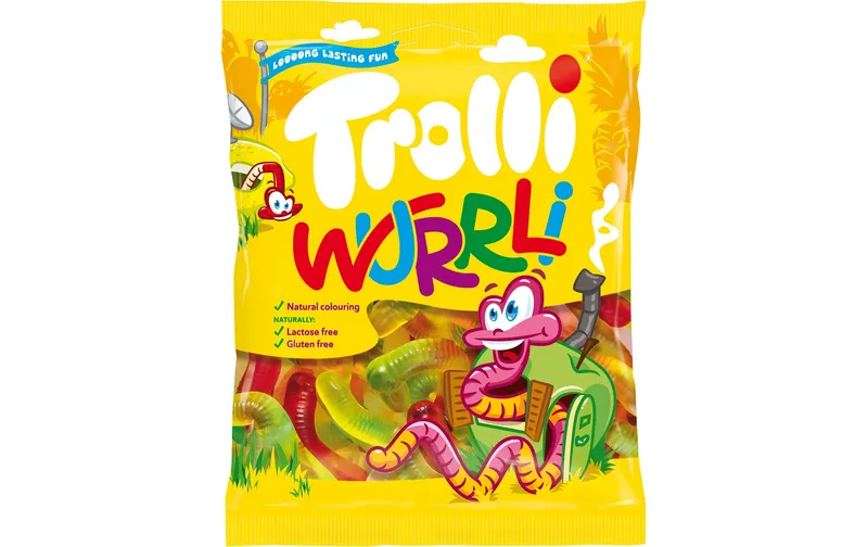 Trolli Gummibonbons Wurrli 100 g