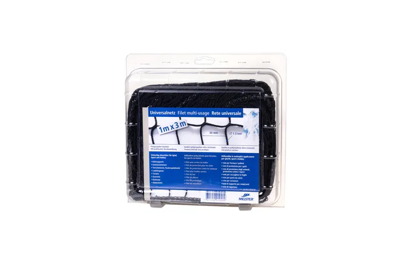 Meister Universalnetz knotenlos, Ø 1.5 mm / 1 x 3 m, Schwarz