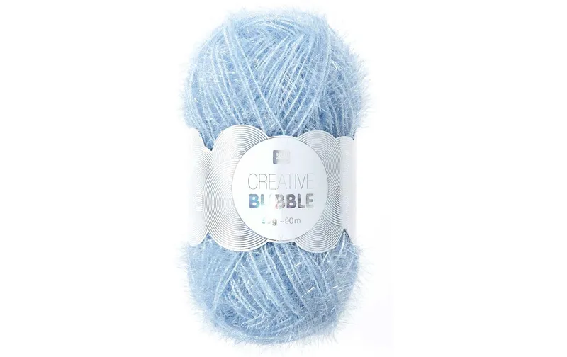 Rico Design Wolle Creative Bubble 50 g Taubenblau