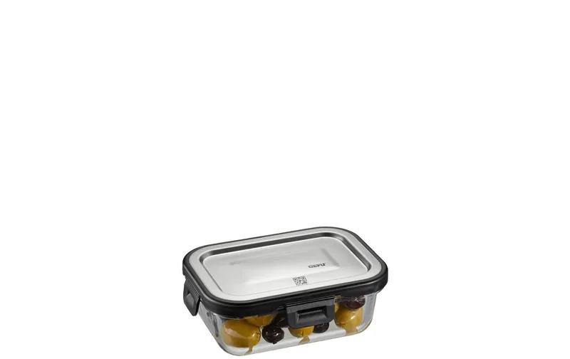 GEFU Vorratsbehälter Milo 0.4 l, trasparente/nero