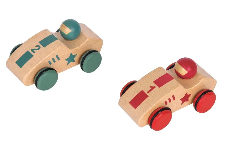 Spielba Holzspielwaren Auto Rückzug assortiert