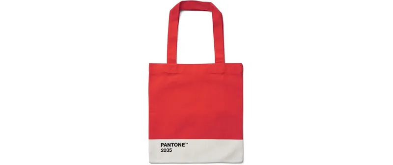 Pantone by Copenhagen Design Tragetasche Rot
