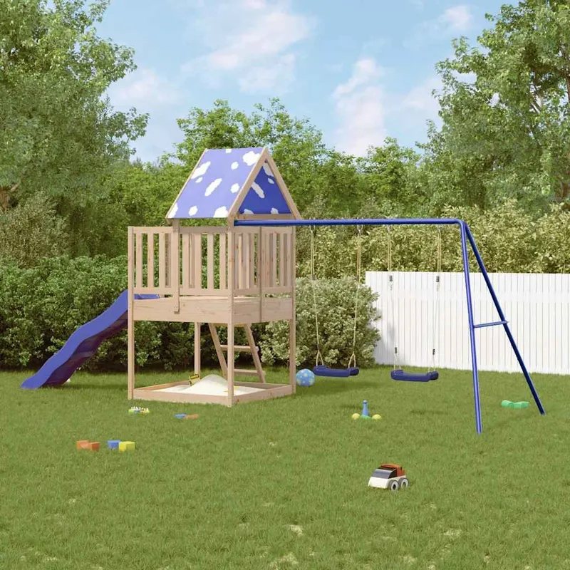 Spielturm solid pine wood