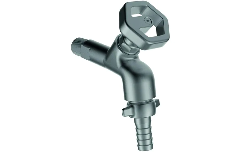 Laufen SIGASIX Gartenventil Messing verchromt mit Handrad