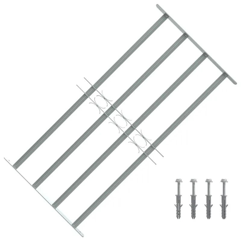 Fenstergitter Verstellbar mit 4 Querstäben 700-1050 mm
