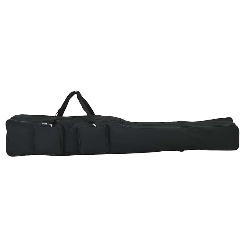 Sac de canne à pêche noir 160 cm tissu oxford
