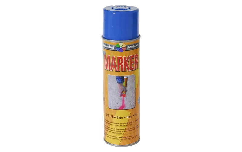 Knuchel Markierspray Marker 500 ml blu fluoreszent