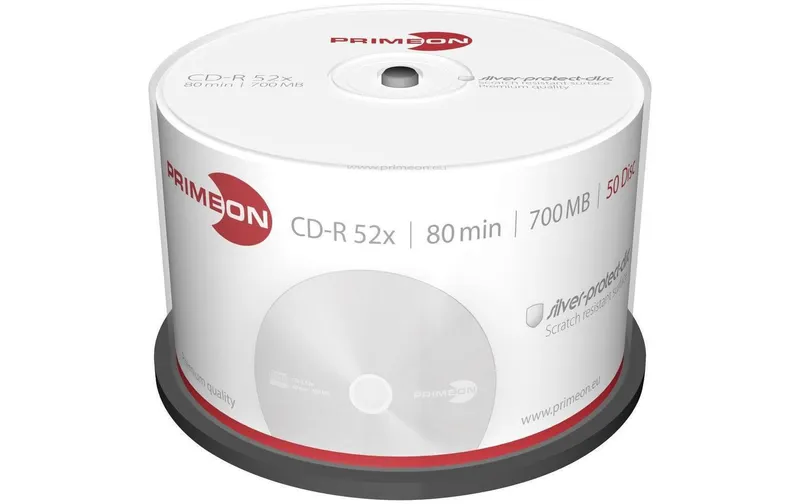 Primeon CD-R 0.7 GB, Spindel (50 pezzi)