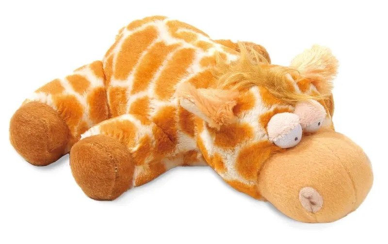 SwissPet Hunde-Spielzeug Giraffe, 22 cm, marrone
