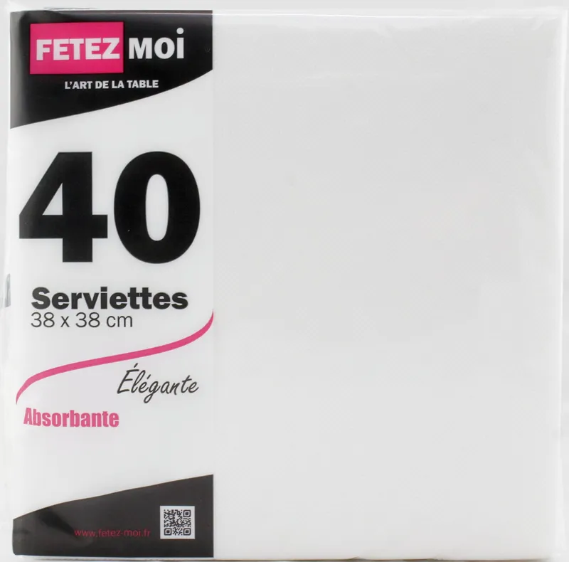Servietten white