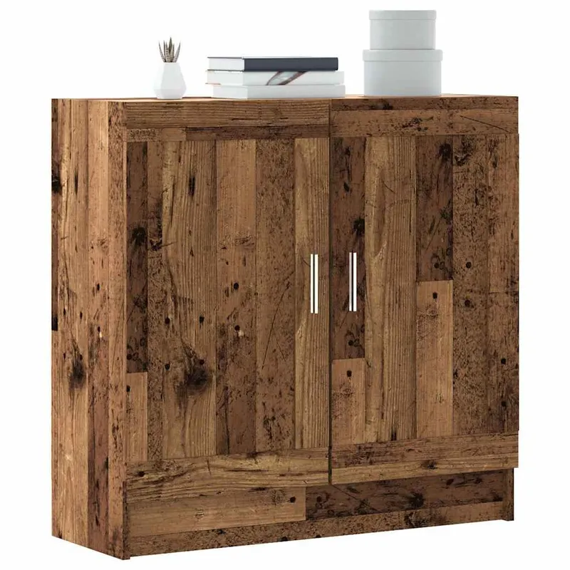 Bücherschrank Altholz-Optik 82,5x30,5x80 cm derivato del legno