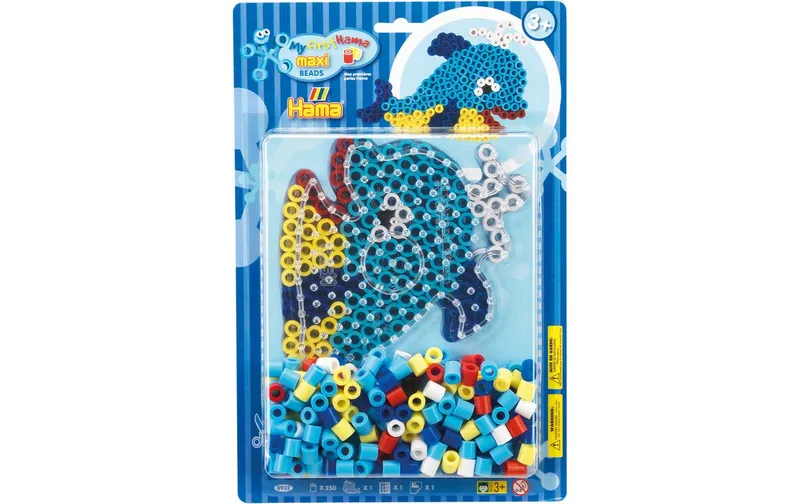 Hama Bügelperlen Wal Mehrfarbig, 250 Stück