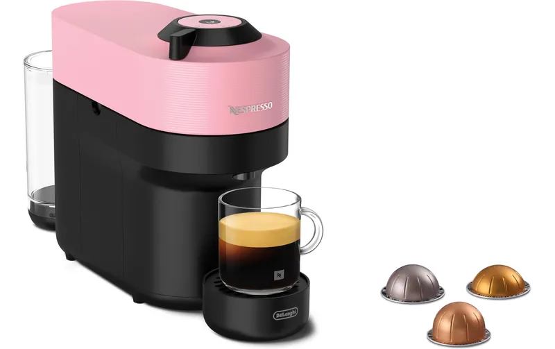 De'Longhi Kaffeemaschine Nespresso Vertuo Pop ENV90 nero/Rosa
