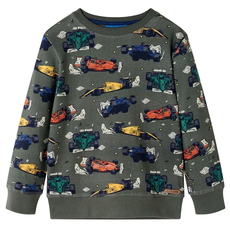 Sweatshirt pour enfants kaki 92
