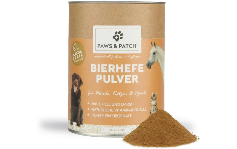 Paws & Patch Hunde-Nahrungsergänzung Bierhefe Pulver 250 g
