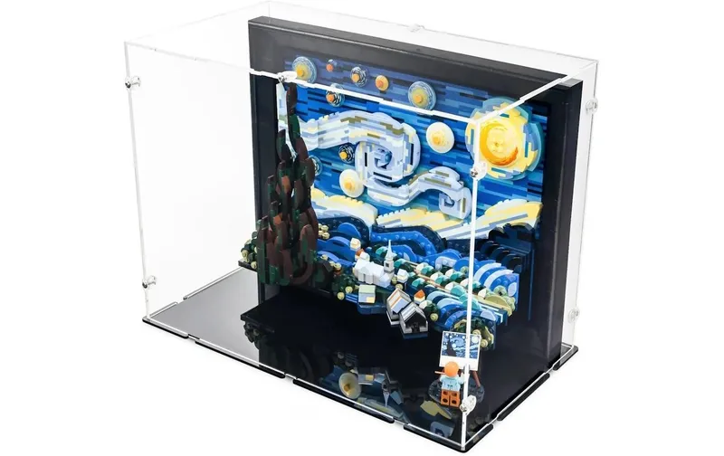 iDisplayit Baukasten Acryl-Display per LEGO 21333 Vincent van Gogh