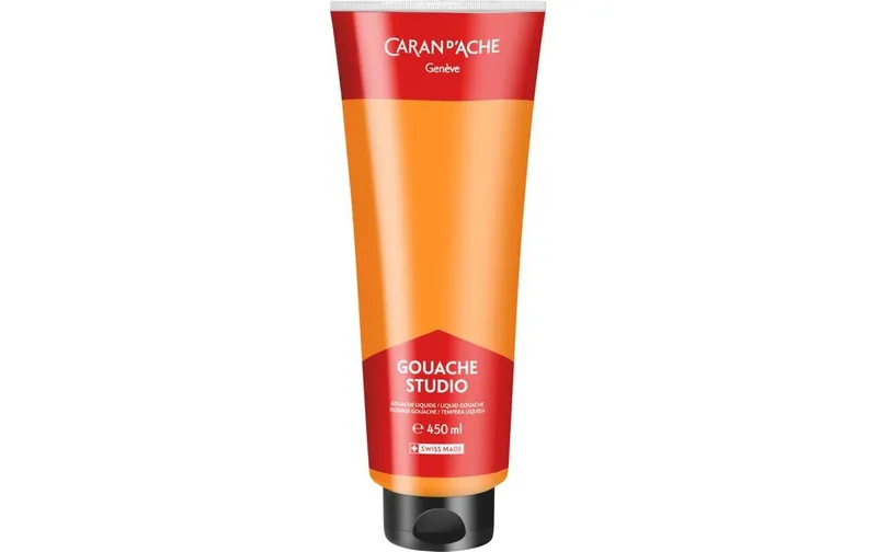Caran d'Ache Wasserfarbe Gouache Studio 450 ml, Orange