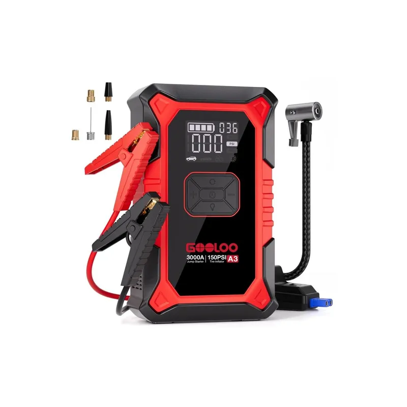 Gooloo A3 Jump-Starter/Kompressor 12 V, 3000A