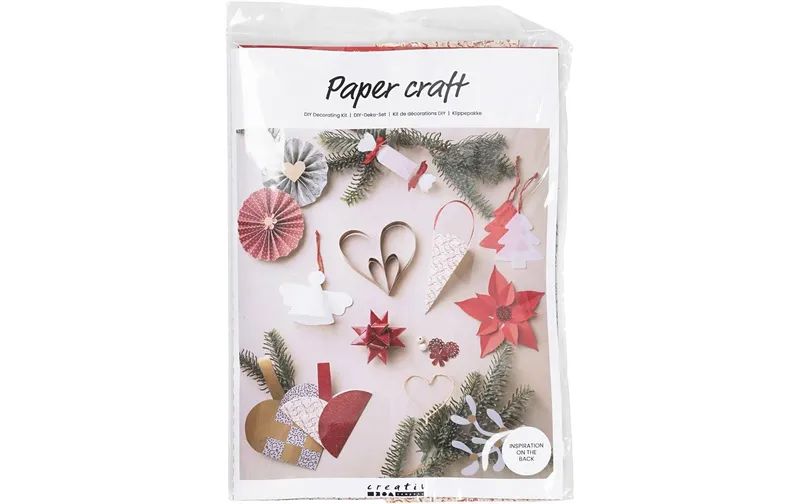 Creativ Company Bastelset Papier Kreativ-Mix pour Weihnachtsdeko