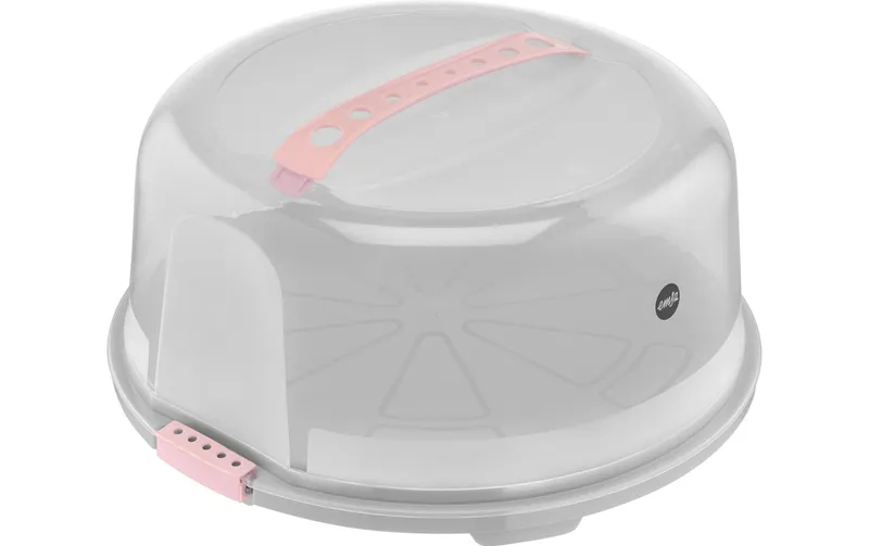 Emsa Tortenplatte Rund gris/Rosa