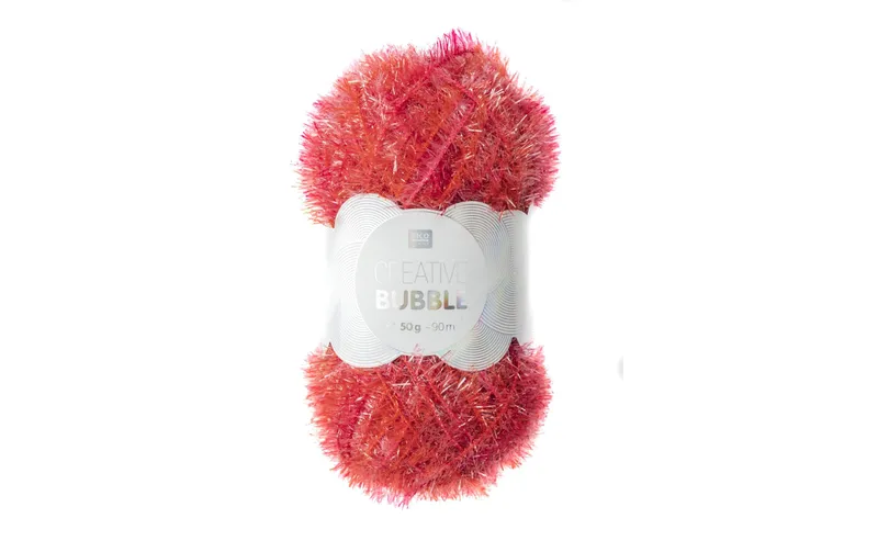 Rico Design Wolle Creative Bubble Print 50 g rosso