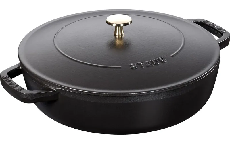 Staub Bräter Chistera 28 cm, noir, 3.7 l