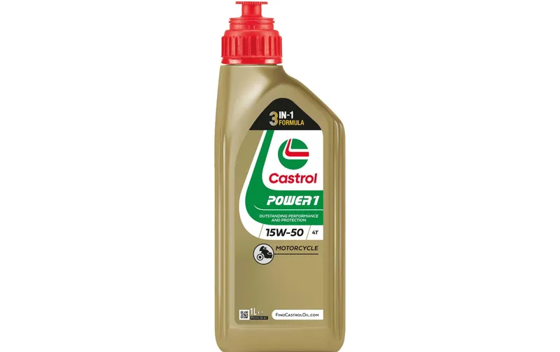 Castrol Motorenöl Power 1 4T 15W-50, 1 l