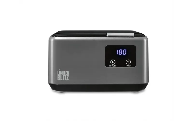 Lichterblitz Ultraschallreiniger 50 W, Grau/Schwarz